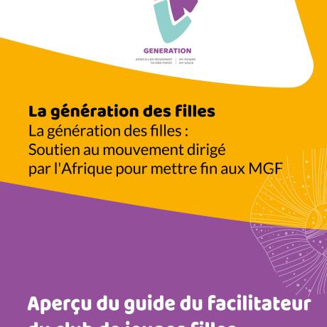 Aperçu du guide du facilitateur du club de jeunes filles 