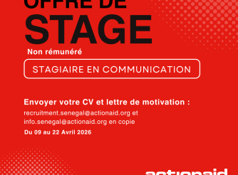 Stagiaire en communication (Non rémunéré) 
